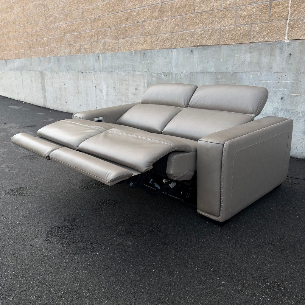 New Ashley - Correze Leather Power Reclining Set