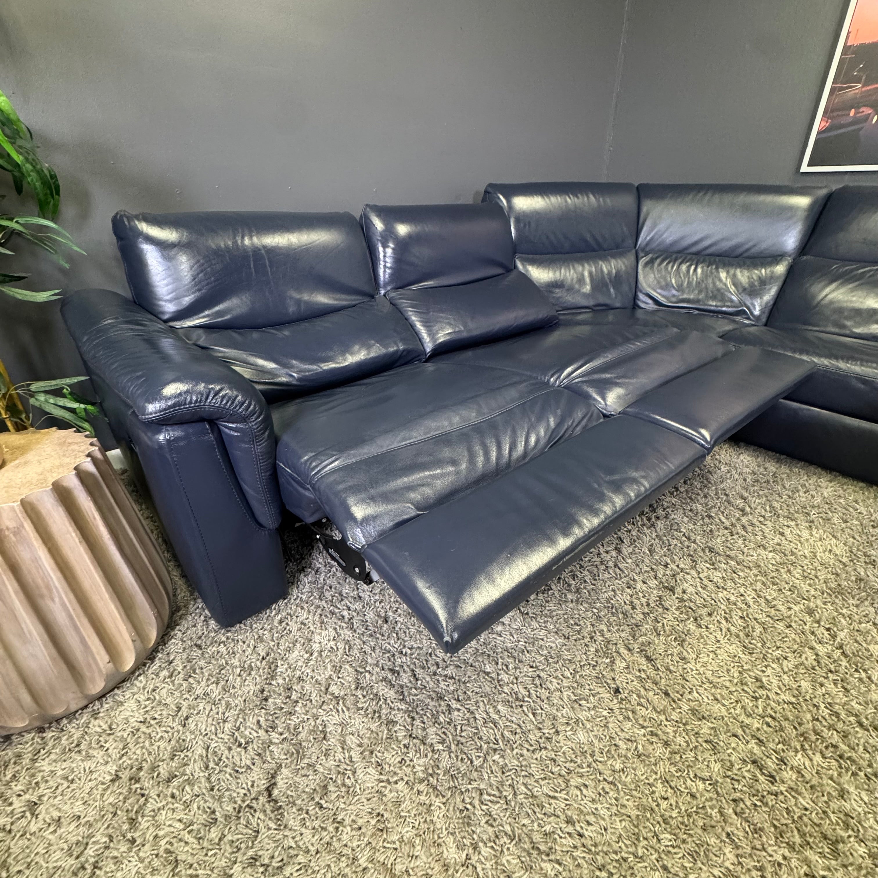 Natuzzi - Italian Leather Power Reclining Sectional