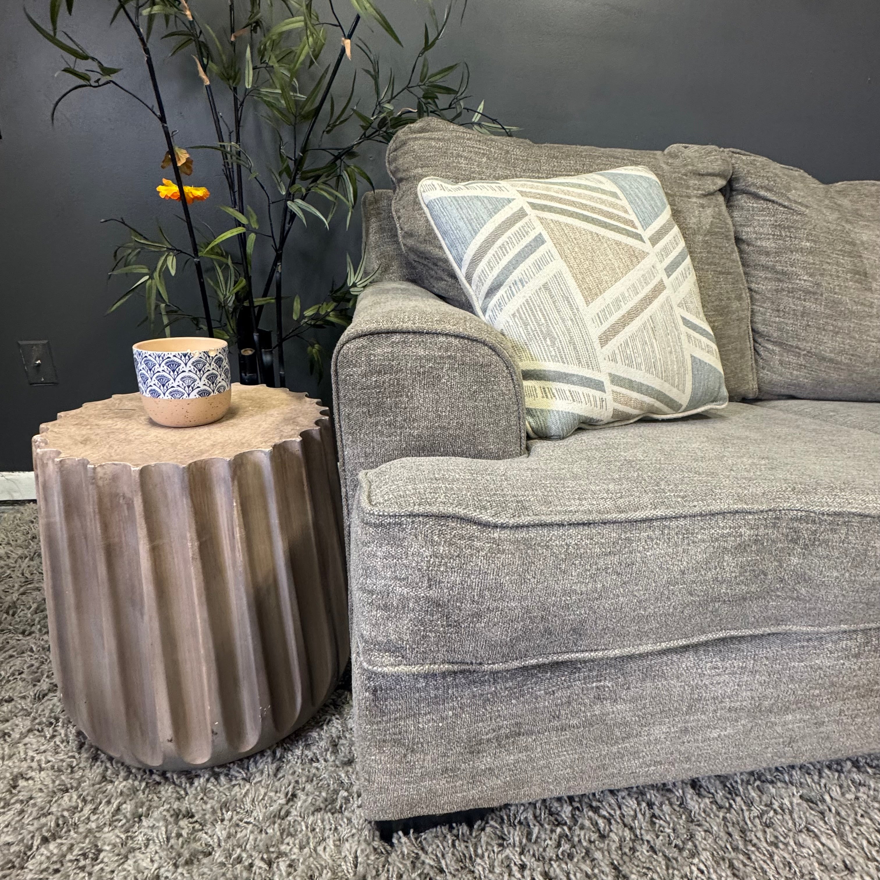 Ashley - Gray L Shape Sectional