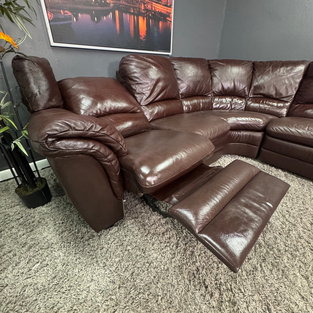 Natuzzi Italia - Italian Leather Reclining Sectional