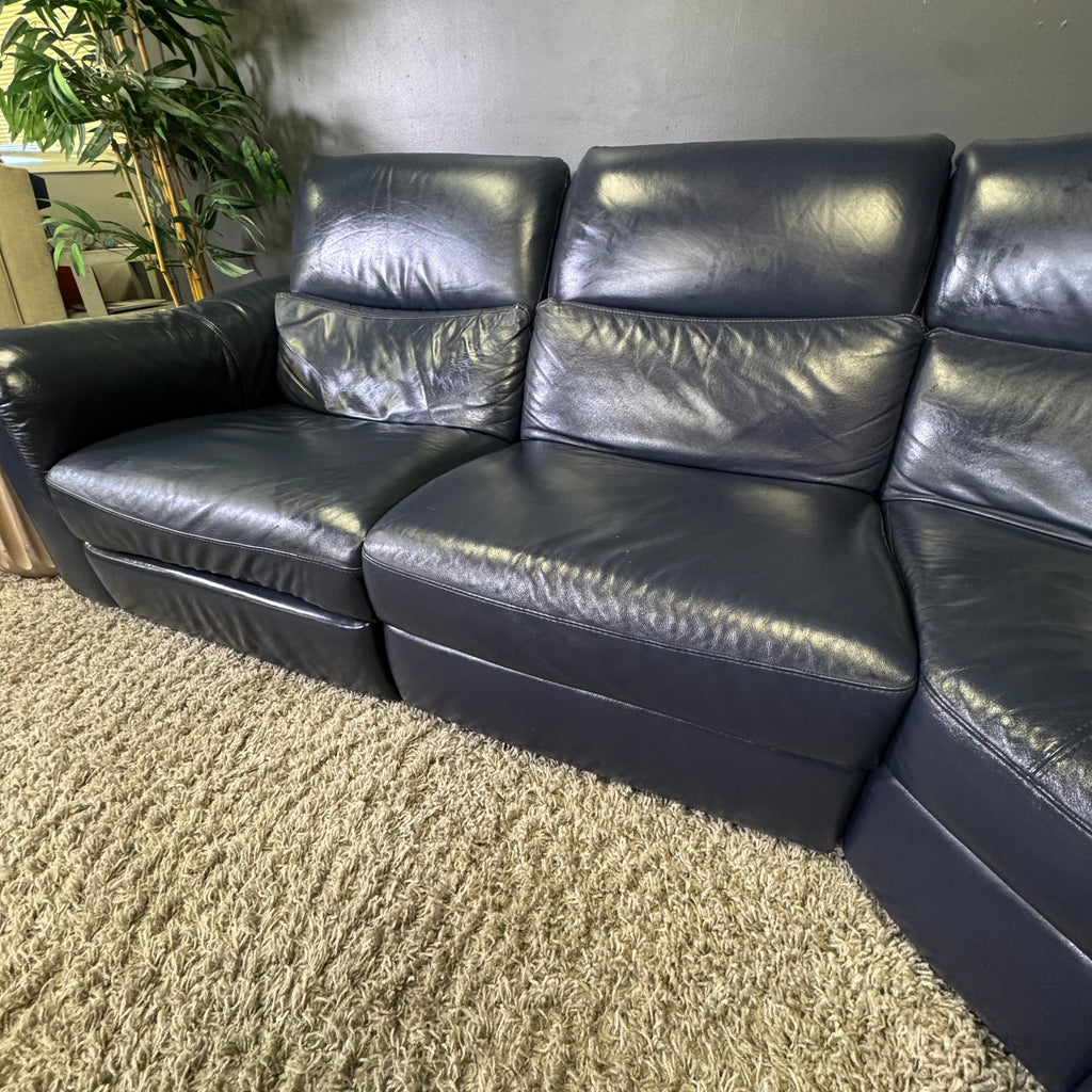Natuzzi - Italian Leather Power Reclining Sectional