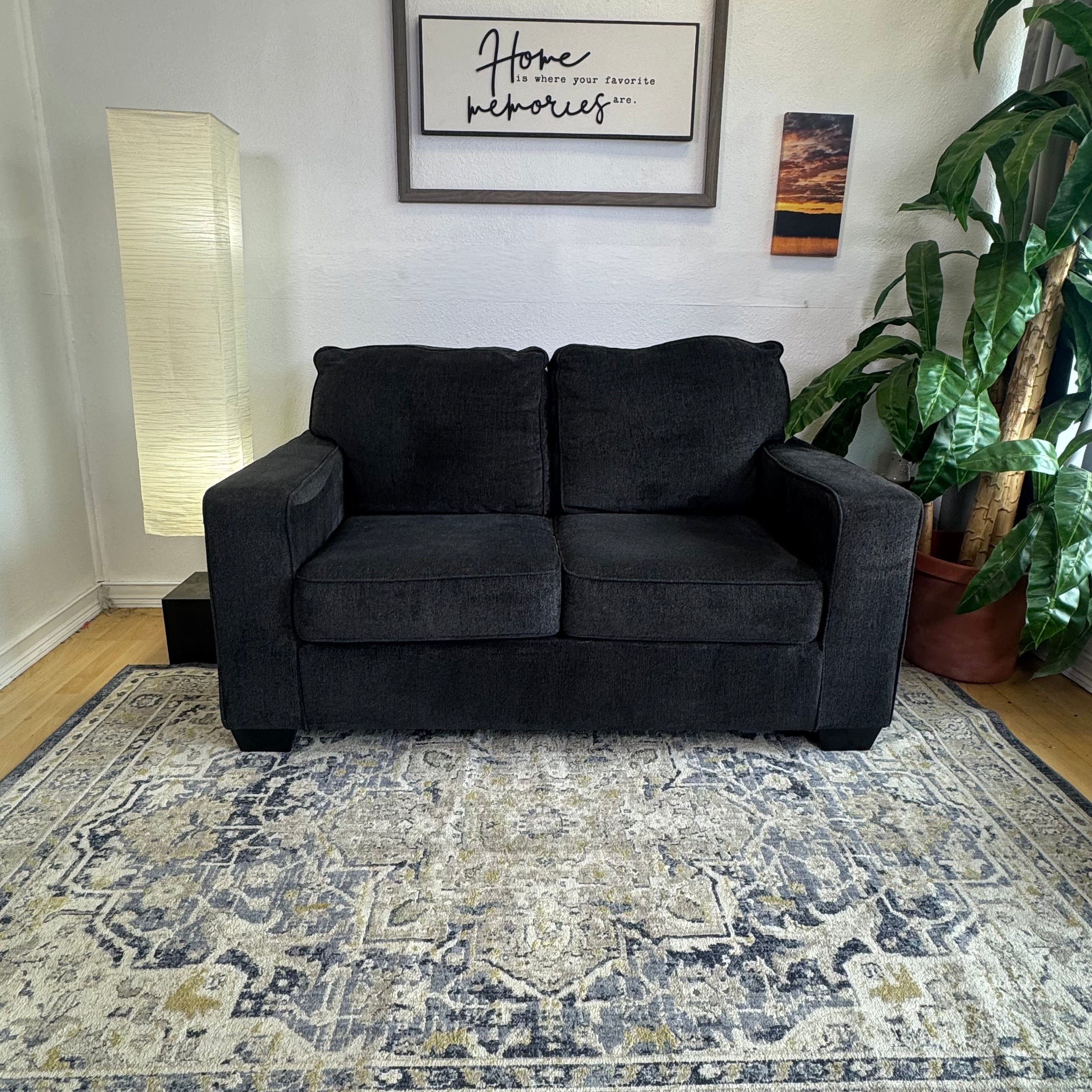 Ashley Furniture- Black Love Seat