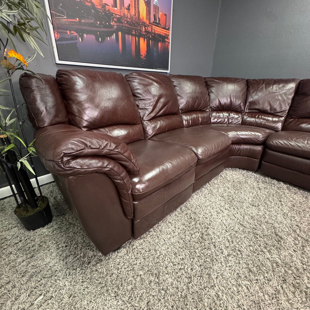 Natuzzi Italia - Italian Leather Reclining Sectional