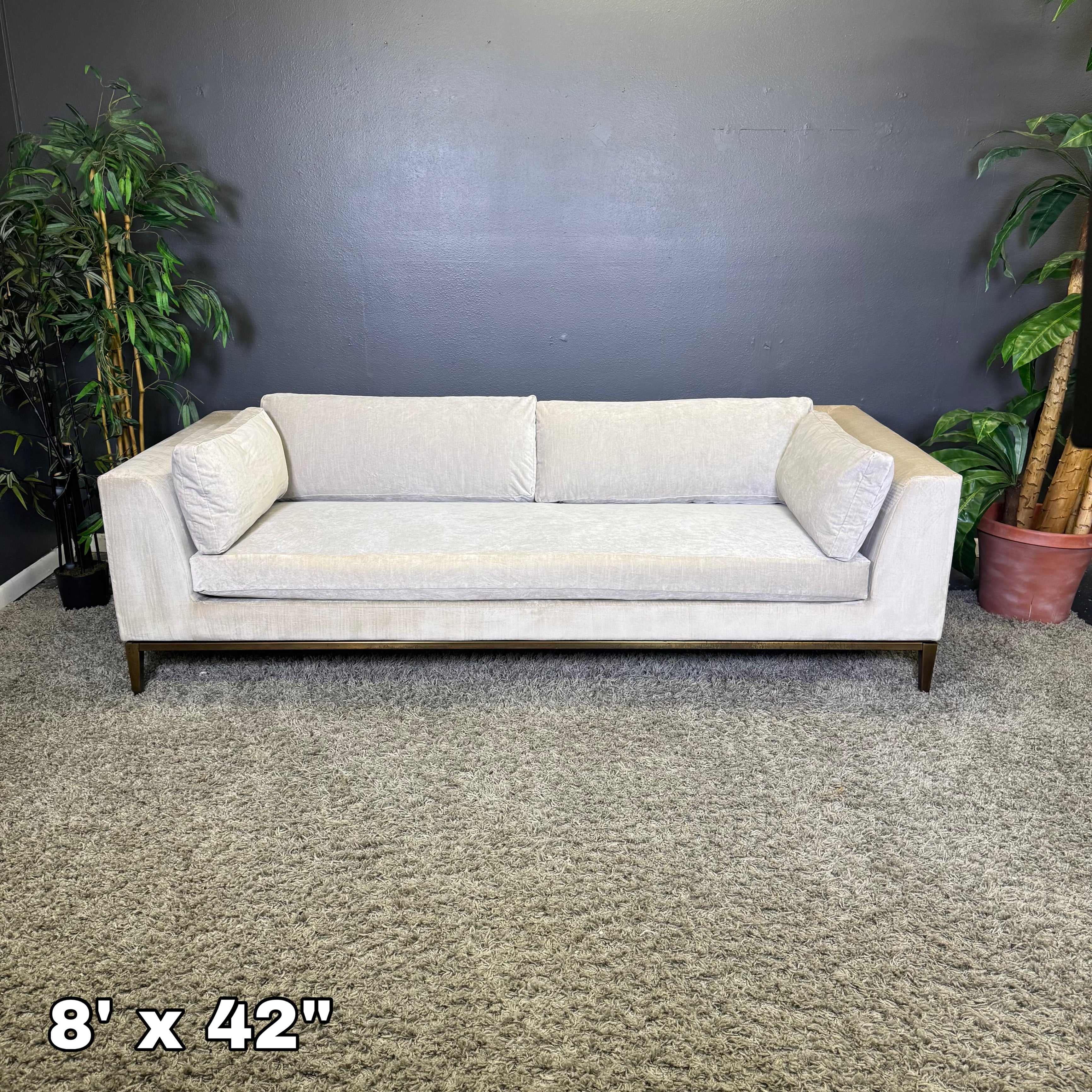 Restoration Hardware - 8’ Italia Taper Arm