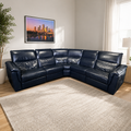 Natuzzi - Italian Leather Power Reclining Sectional