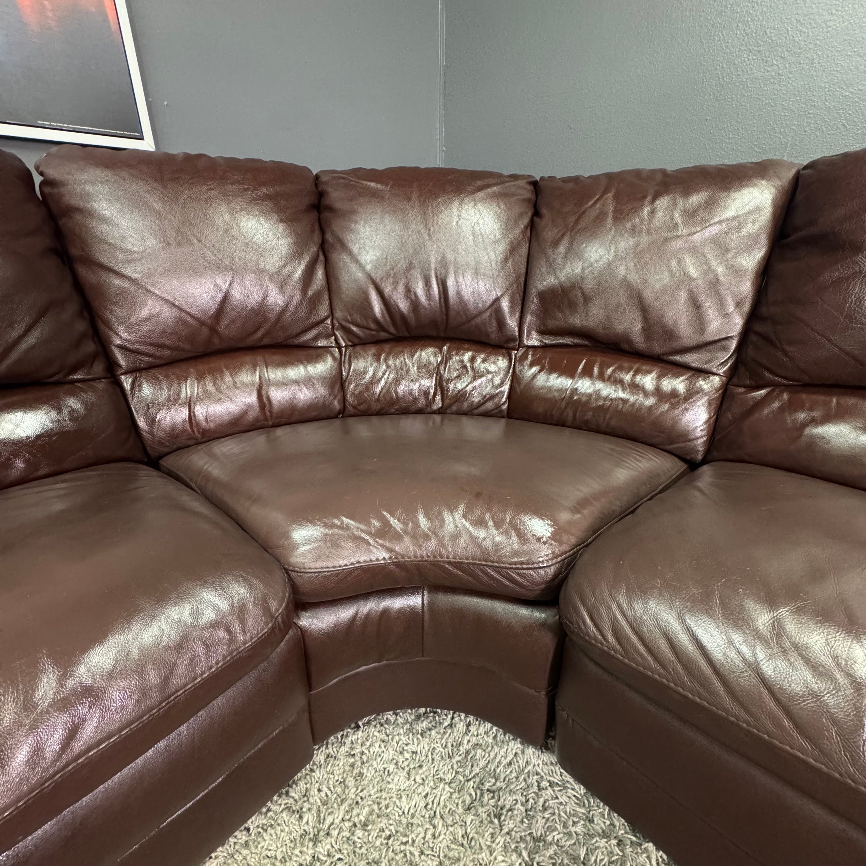 Natuzzi Italia - Italian Leather Reclining Sectional
