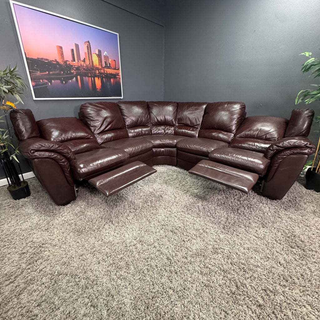 Natuzzi Italia - Italian Leather Reclining Sectional