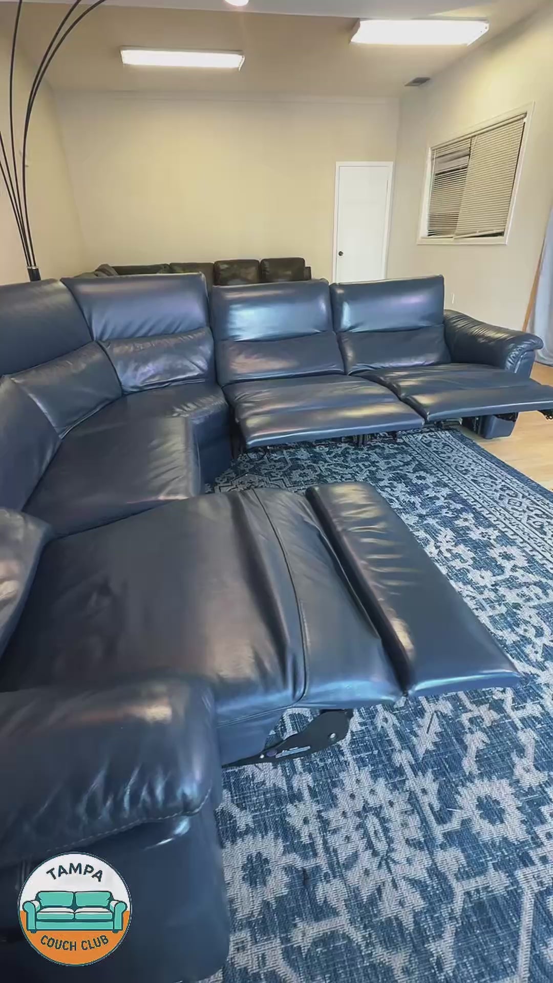 Natuzzi - Italian Leather Power Reclining Sectional